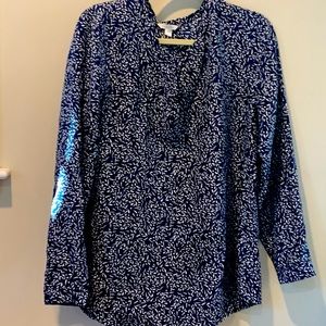 Garnet hill 💯 silk tunic excellent condition